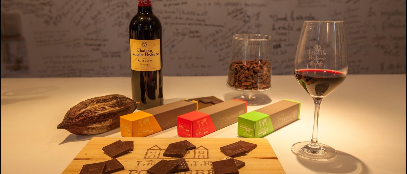 chocolate wine pairing at Château Léoville Poyferré